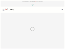 Tablet Screenshot of ajfe.fr